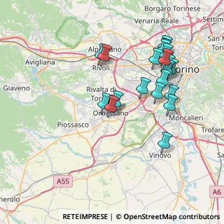 Mappa Via Ippolito Nievo, 10043 Orbassano TO, Italia (7.7615)