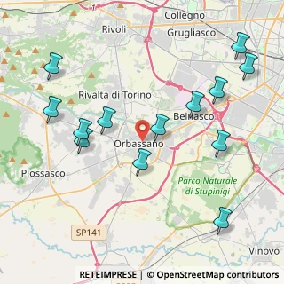 Mappa Via Ippolito Nievo, 10043 Orbassano TO, Italia (4.66769)