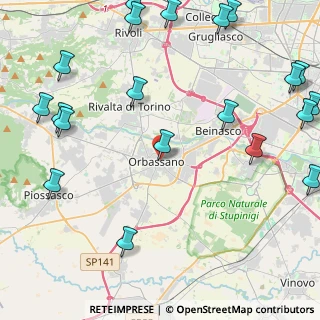 Mappa Via Ippolito Nievo, 10043 Orbassano TO, Italia (6.309)
