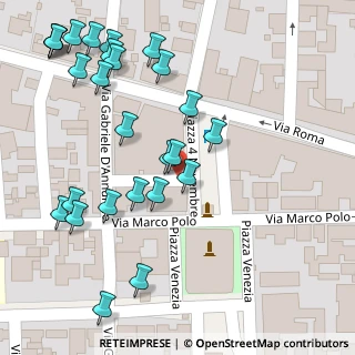 Mappa Piazza Venezia, 45019 Taglio di Po RO, Italia (0.06923)