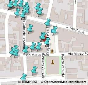 Mappa Piazza IV Novembre, 45019 Taglio di Po RO, Italia (0.06923)