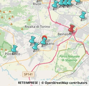 Mappa Viale Regina Margherita, 10043 Orbassano TO, Italia (6.7665)