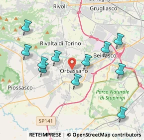 Mappa Viale Regina Margherita, 10043 Orbassano TO, Italia (4.16455)