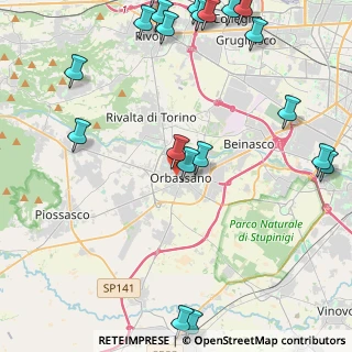 Mappa Poliamb. Kinetos, 10043 Orbassano TO, Italia (6.141)