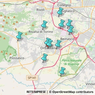 Mappa Poliamb. Kinetos, 10043 Orbassano TO, Italia (3.57273)