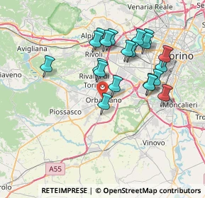 Mappa Poliamb. Kinetos, 10043 Orbassano TO, Italia (6.89)