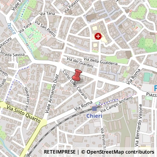 Mappa Corso Luigi Cibrario, 12, 10023 Chieri, Torino (Piemonte)