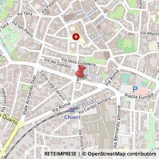 Mappa Via Cesare Battisti, 7, 10023 Chieri, Torino (Piemonte)