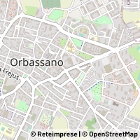 Mapa Orbassano