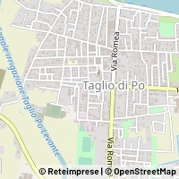 Карта Taglio di Po