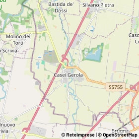 Mappa Casei Gerola