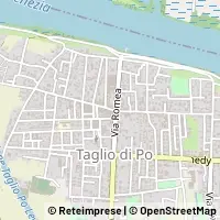 Kaart Taglio di Po