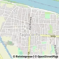Kaart Taglio di Po