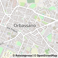 Karte Orbassano