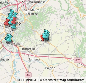 Mappa Via Degli Olmi, 10023 Chieri TO, Italia (9.95667)