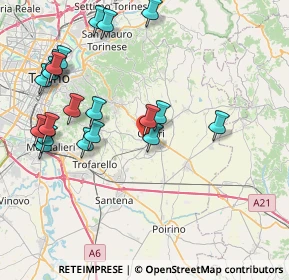 Mappa Via Degli Olmi, 10023 Chieri TO, Italia (8.983)