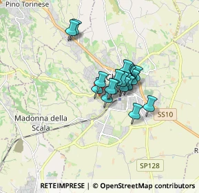 Mappa Via Degli Olmi, 10023 Chieri TO, Italia (1.05)