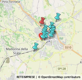 Mappa Via Degli Olmi, 10023 Chieri TO, Italia (0.96538)