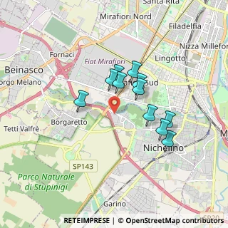 Mappa Centro commerciale I Viali Shopping Park, 10042 Nichelino TO, Italia (1.37909)