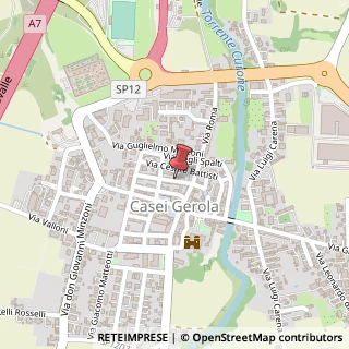 Mappa Via Giulio Oberdan, 7, 27050 Casei Gerola PV, Italia, 27050 Casei Gerola, Pavia (Lombardia)