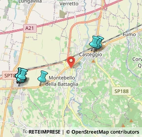 Mappa Via Norfalini, 27054 Montebello della Battaglia PV, Italia (2.52545)
