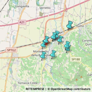 Mappa Via Norfalini, 27054 Montebello della Battaglia PV, Italia (1.24385)