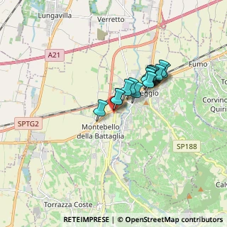 Mappa Via Norfalini, 27054 Montebello della Battaglia PV, Italia (1.212)