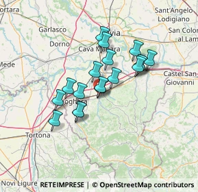 Mappa Via Norfalini, 27054 Montebello della Battaglia PV, Italia (10.69722)