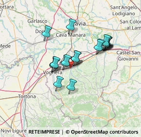 Mappa Via Norfalini, 27054 Montebello della Battaglia PV, Italia (10.8995)