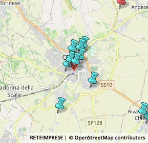 Mappa Piazza Gallina, 10023 Chieri TO, Italia (1.74333)