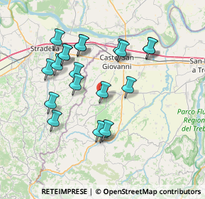 Mappa SP 27, 29010 Ziano Piacentino PC, Italia (7.0305)