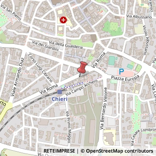 Mappa Via Roma, 19, 10023 Chieri, Torino (Piemonte)