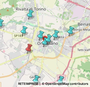 Mappa Viale Rimembranza, 10043 Orbassano TO, Italia (2.17417)