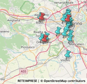 Mappa Viale Rimembranza, 10043 Orbassano TO, Italia (8.067)