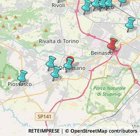 Mappa Viale Rimembranza, 10043 Orbassano TO, Italia (6.8185)