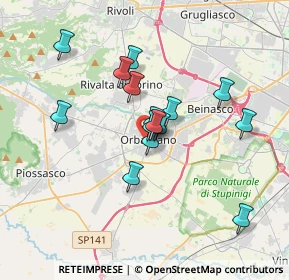 Mappa Viale Rimembranza, 10043 Orbassano TO, Italia (2.87333)