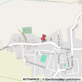 Mappa Via Gigliola, 25, 46020 Magnacavallo, Mantova (Lombardia)