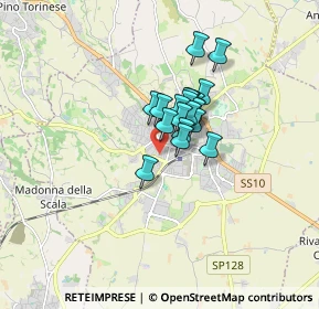 Mappa Via Lazzaretti, 10023 Chieri TO, Italia (0.9485)