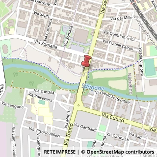 Mappa Via Sestriere, 3, 10024 Moncalieri, Torino (Piemonte)