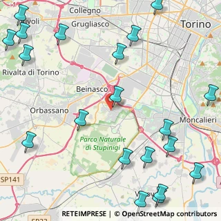 Mappa Giovannixxlll, 10092 Borgaretto TO, Italia (6.586)