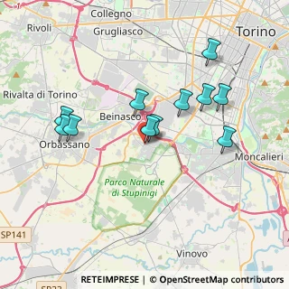 Mappa Giovannixxlll, 10092 Borgaretto TO, Italia (3.51455)