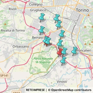 Mappa Giovannixxlll, 10092 Borgaretto TO, Italia (3.095)