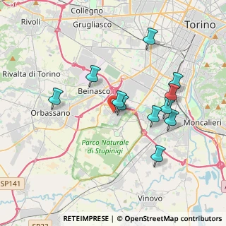 Mappa Giovannixxlll, 10092 Borgaretto TO, Italia (3.53727)