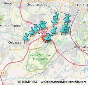 Mappa Giovannixxlll, 10092 Borgaretto TO, Italia (2.94)