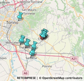 Mappa Viale S. Giovanni Bosco, 10023 Chieri TO, Italia (4.63)