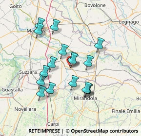 Mappa Via IV Novembre, 46026 Quistello MN, Italia (12.69941)