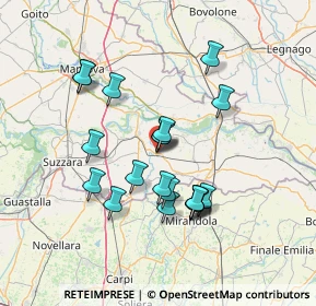 Mappa Via IV Novembre, 46026 Quistello MN, Italia (12.6625)