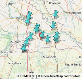 Mappa Via IV Novembre, 46026 Quistello MN, Italia (11.39857)