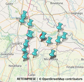 Mappa Via IV Novembre, 46026 Quistello MN, Italia (13.26947)