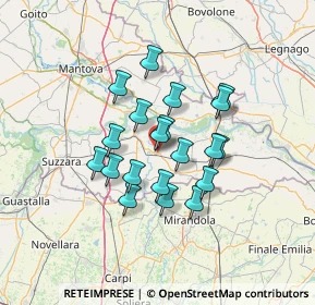 Mappa 46026 Quistello MN, Italia (10.397)